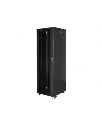 Lanberg szafa instalacyjna stojąca 19'' 42U/600x800mm czarna (drzwi szklane) nr 1