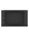 Lanberg szafa instalacyjna wisząca 19'' 6U 600x450mm czarna (drzwi szklane) - nr 30