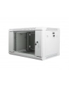 Lanberg szafa instalacyjna wisząca 19'' 6U 600x450mm szara (drzwi szklane) - nr 10