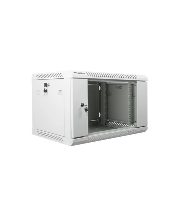 Lanberg szafa instalacyjna wisząca 19'' 6U 600x450mm szara (drzwi szklane) nr 2