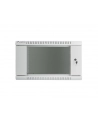 Lanberg szafa instalacyjna wisząca 19'' 6U 600x450mm szara (drzwi szklane) - nr 25