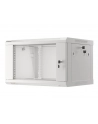 Lanberg szafa instalacyjna wisząca 19'' 6U 600x450mm szara (drzwi szklane) - nr 44
