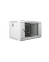 Lanberg szafa instalacyjna wisząca 19'' 6U 600x450mm szara (drzwi szklane) - nr 46