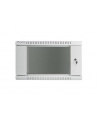 Lanberg szafa instalacyjna wisząca 19'' 6U 600x450mm szara (drzwi szklane) - nr 50