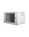 Lanberg szafa instalacyjna wisząca 19'' 6U 600x450mm szara (drzwi szklane) - nr 7