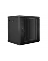 Lanberg szafa instalacyjna wisząca 19'' 9U 600x450mm czarna (drzwi szklane) - nr 24