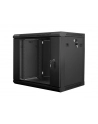 Lanberg szafa instalacyjna wisząca 19'' 9U 600x450mm czarna (drzwi szklane) - nr 27