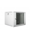 Lanberg szafa instalacyjna wisząca 19'' 9U 600x450mm szara (drzwi szklane) - nr 15