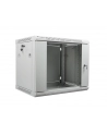 Lanberg szafa instalacyjna wisząca 19'' 9U 600x450mm szara (drzwi szklane) - nr 17
