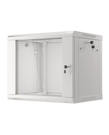 Lanberg szafa instalacyjna wisząca 19'' 9U 600x450mm szara (drzwi szklane) nr 2