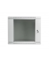 Lanberg szafa instalacyjna wisząca 19'' 9U 600x450mm szara (drzwi szklane) - nr 8