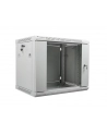 Lanberg szafa instalacyjna wisząca 19'' 9U 600x450mm szara (drzwi szklane) - nr 9