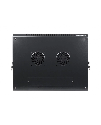 Lanberg szafa instalacyjna wisząca 19'' 12U 600x450mm czarna (drzwi szklane) nr 2