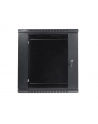 Lanberg szafa instalacyjna wisząca 19'' 12U 600x450mm czarna (drzwi szklane) - nr 2