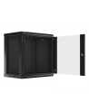Lanberg szafa instalacyjna wisząca 19'' 12U 600x450mm czarna (drzwi szklane) - nr 39