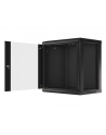 Lanberg szafa instalacyjna wisząca 19'' 12U 600x450mm czarna (drzwi szklane) - nr 49