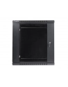 Lanberg szafa instalacyjna wisząca 19'' 12U 600x450mm czarna (drzwi szklane) - nr 8