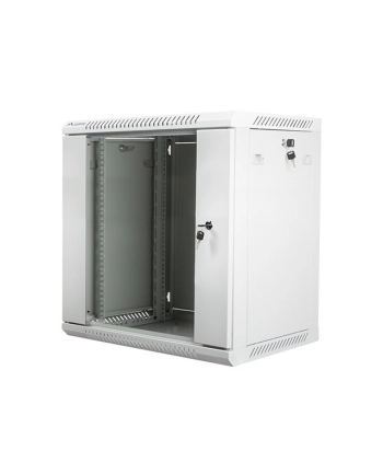 Lanberg szafa instalacyjna wisząca 19'' 12U 600x450mm szara (drzwi szklane) nr 1