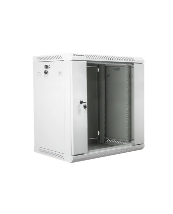 Lanberg szafa instalacyjna wisząca 19'' 12U 600x450mm szara (drzwi szklane) nr 2