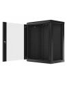 Lanberg szafa instalacyjna wisząca 19'' 15U 600x450mm czarna (drzwi szklane) - nr 34