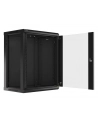 Lanberg szafa instalacyjna wisząca 19'' 15U 600x450mm czarna (drzwi szklane) - nr 57