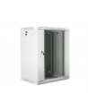 Lanberg szafa instalacyjna wisząca 19'' 15U 600x450mm szara (drzwi szklane) - nr 3