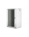 Lanberg szafa instalacyjna wisząca 19'' 18U 600x450mm szara (drzwi szklane) - nr 1