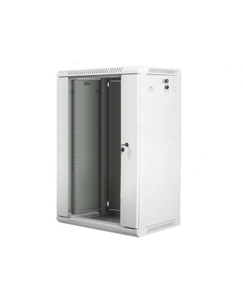 Lanberg szafa instalacyjna wisząca 19'' 18U 600x450mm szara (drzwi szklane) nr 2
