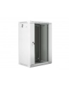 Lanberg szafa instalacyjna wisząca 19'' 18U 600x450mm szara (drzwi szklane) - nr 3