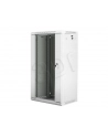 Lanberg szafa instalacyjna wisząca 19'' 22U 600x450mm szara (drzwi szklane) - nr 24