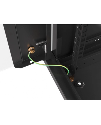 Lanberg szafa instalacyjna wisząca 19'' 27U 600x450mm czarna (drzwi szklane) nr 2