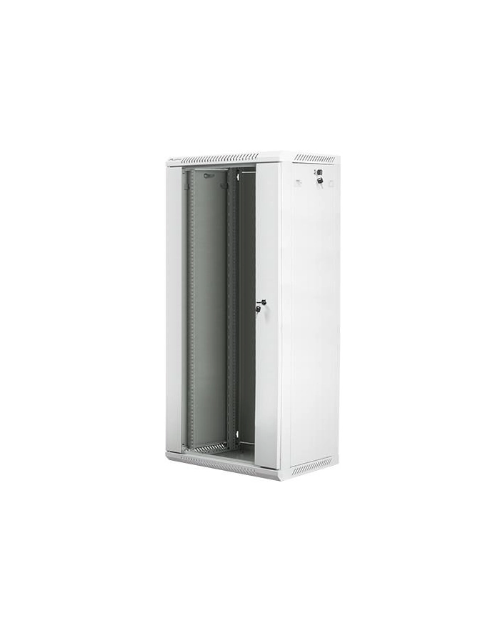 Lanberg szafa instalacyjna wisząca 19'' 27U 600x450mm szara (drzwi szklane) główny