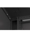 Lanberg szafa instalacyjna wisząca 19'' 9U 600x600mm czarna (drzwi szklane) - nr 39
