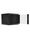 Lanberg szafa instalacyjna wisząca 19'' 9U 600x600mm czarna (drzwi szklane) - nr 46