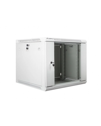 Lanberg szafa instalacyjna wisząca 19'' 9U 600x600mm szara (drzwi szklane) nr 1