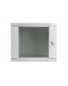 Lanberg szafa instalacyjna wisząca 19'' 9U 600x600mm szara (drzwi szklane) - nr 2