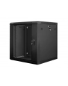 Lanberg szafa instalacyjna wisząca 19'' 12U 600x600mm czarna (drzwi szklane) - nr 10