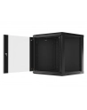 Lanberg szafa instalacyjna wisząca 19'' 12U 600x600mm czarna (drzwi szklane) - nr 39
