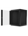 Lanberg szafa instalacyjna wisząca 19'' 15U 600x600mm czarna (drzwi szklane) - nr 42