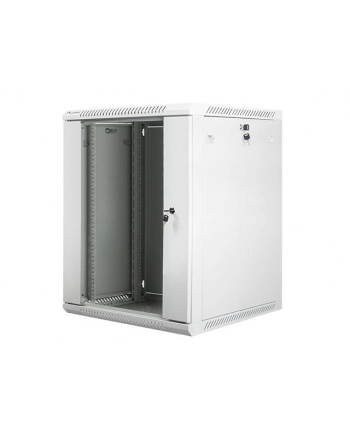 Lanberg szafa instalacyjna wisząca 19'' 15U 600x600mm szara (drzwi szklane) nr 1