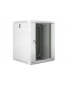 Lanberg szafa instalacyjna wisząca 19'' 15U 600x600mm szara (drzwi szklane) - nr 3