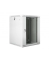 Lanberg szafa instalacyjna wisząca 19'' 15U 600x600mm szara (drzwi szklane) - nr 40