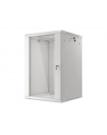 Lanberg szafa instalacyjna wisząca 19'' 18U 600x600mm szara (drzwi szklane) - nr 31
