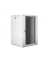 Lanberg szafa instalacyjna wisząca 19'' 18U 600x600mm szara (drzwi szklane) - nr 3