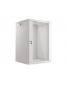 Lanberg szafa instalacyjna wisząca 19'' 18U 600x600mm szara (drzwi szklane) - nr 40