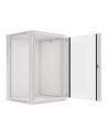 Lanberg szafa instalacyjna wisząca 19'' 18U 600x600mm szara (drzwi szklane) - nr 42