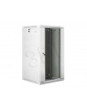 Lanberg szafa instalacyjna wisząca 19'' 22U 600x600mm szara (drzwi szklane) - nr 21