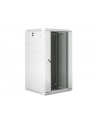 Lanberg szafa instalacyjna wisząca 19'' 22U 600x600mm szara (drzwi szklane) - nr 24
