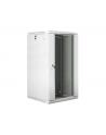 Lanberg szafa instalacyjna wisząca 19'' 22U 600x600mm szara (drzwi szklane) - nr 3