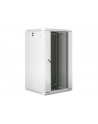Lanberg szafa instalacyjna wisząca 19'' 22U 600x600mm szara (drzwi szklane) - nr 40